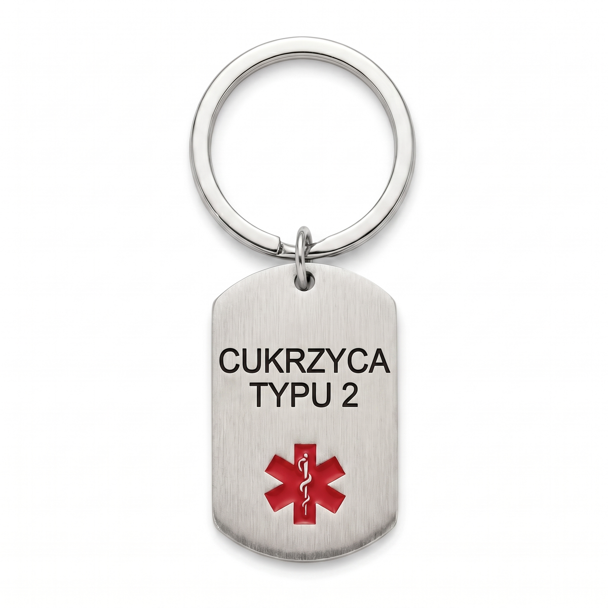 Brelok Cukrzyca srebrny