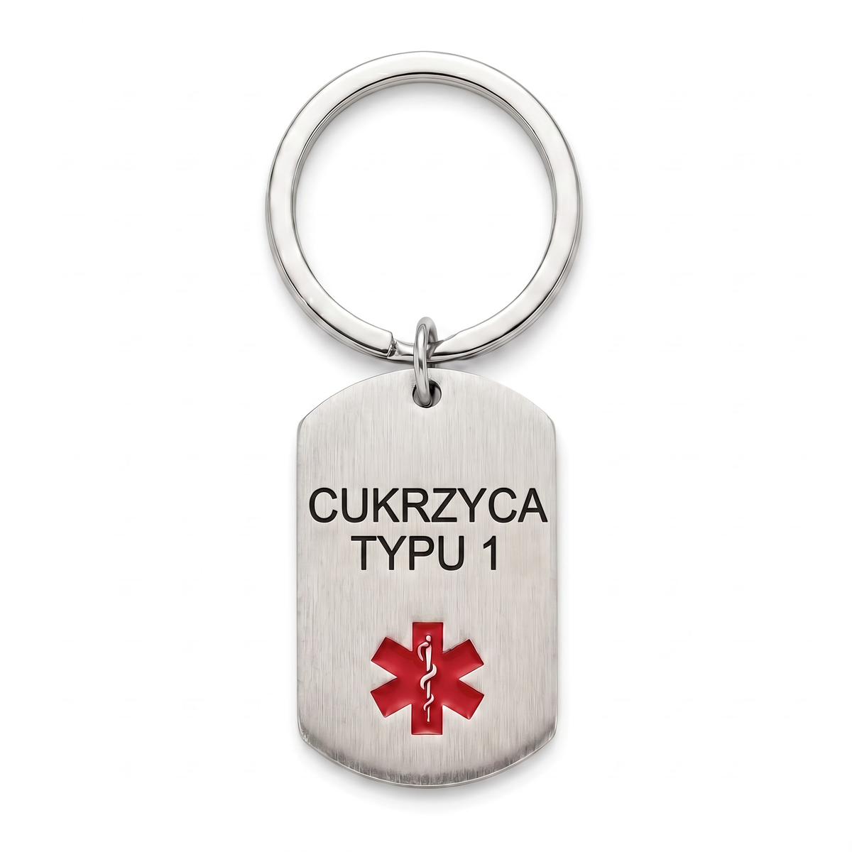 Brelok Cukrzyca srebrny