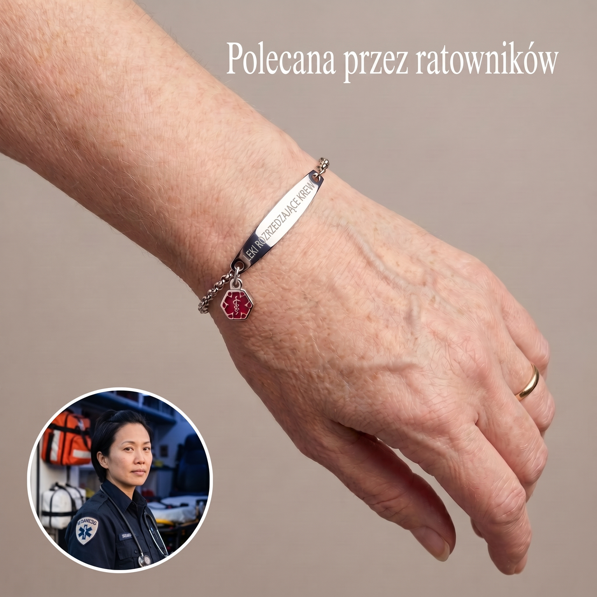 Bransoletka Leki rozrzedzające krew