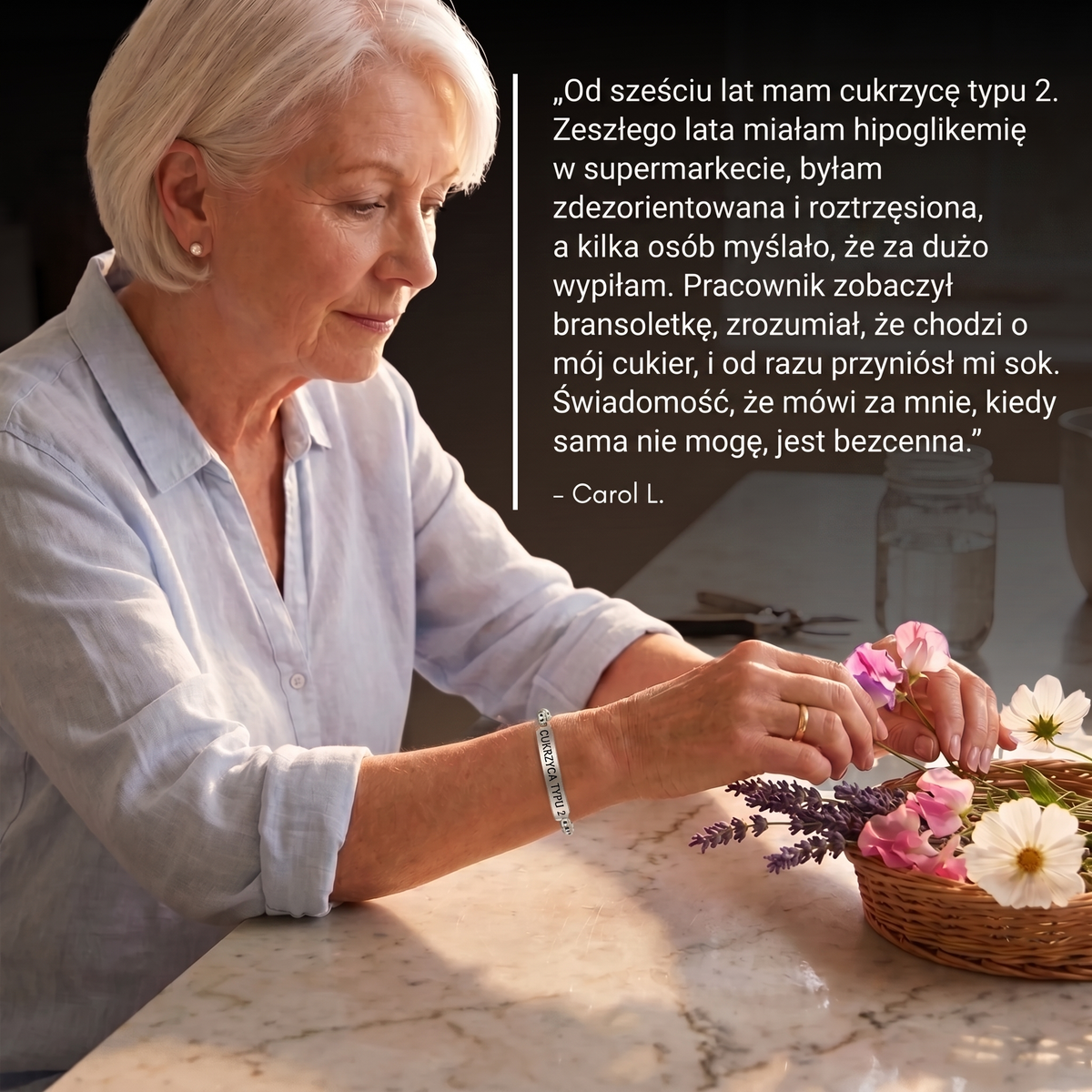 Bransoletka Slim Cukrzyca