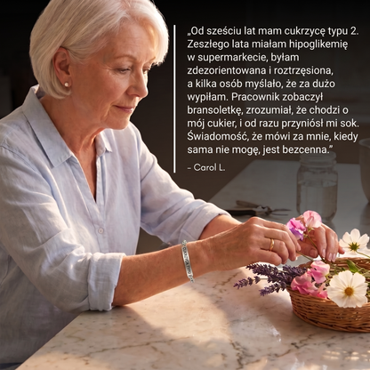 Bransoletka Slim Cukrzyca