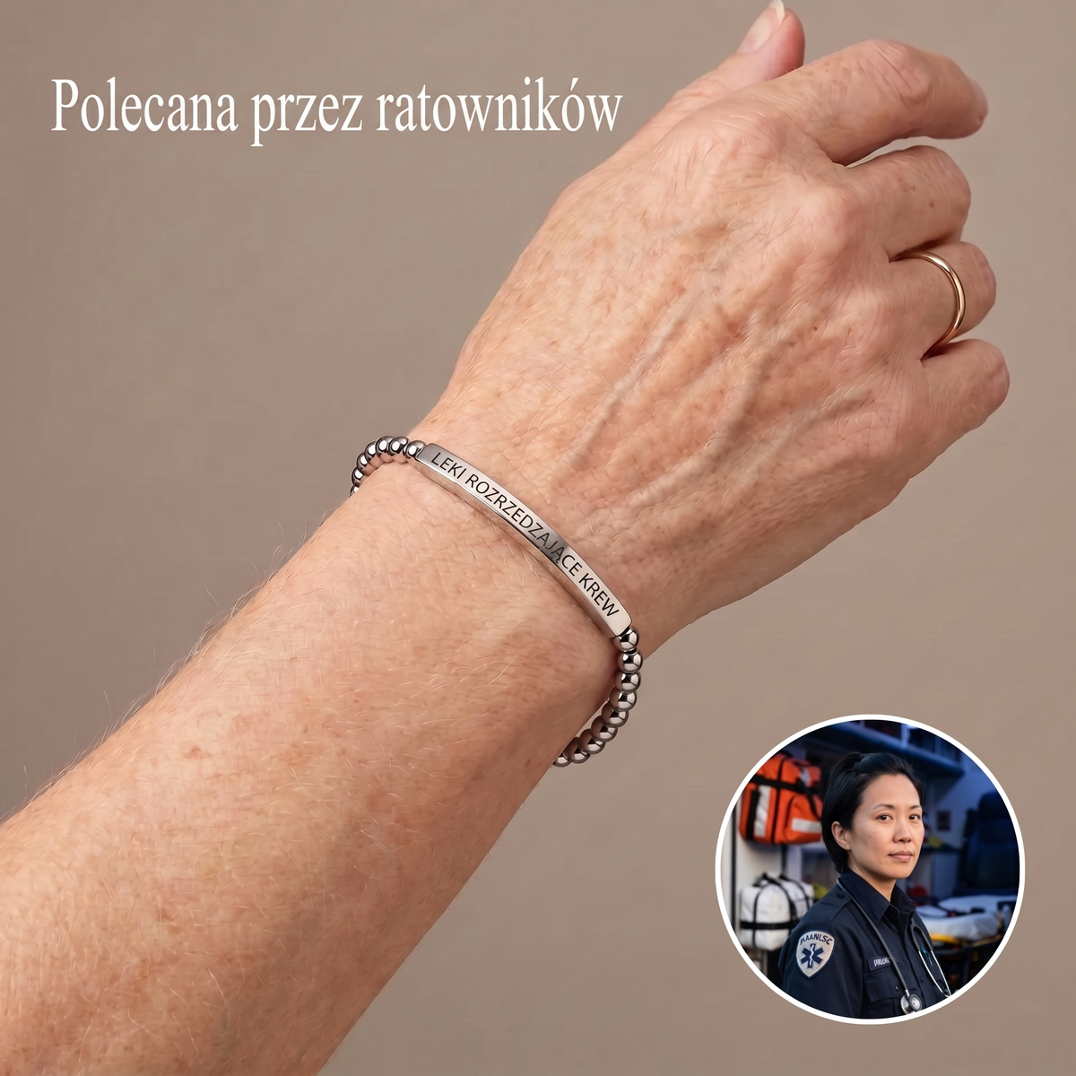 Bransoletka Slim Leki rozrzedzające krew