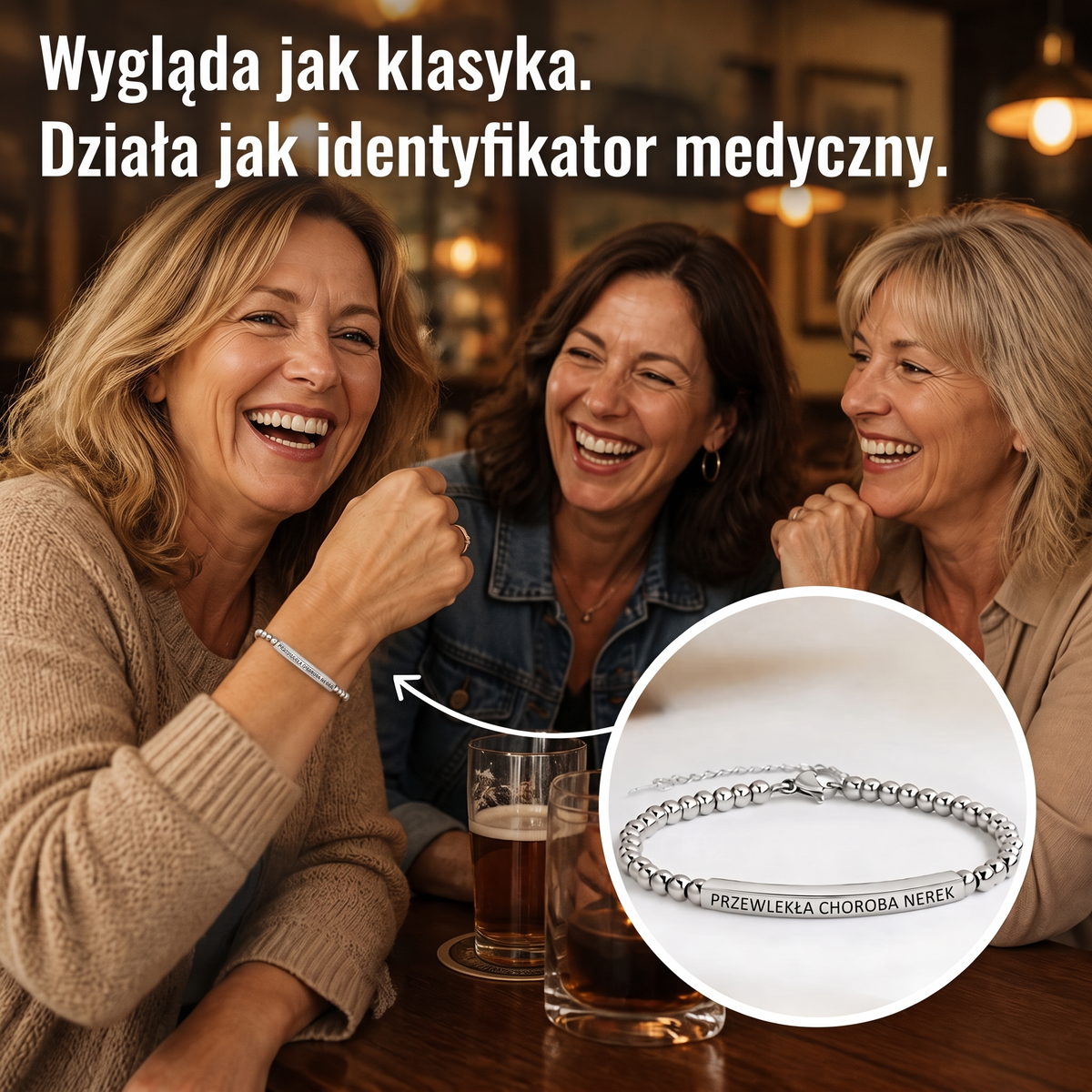 Bransoletka Slim Choroba nerek